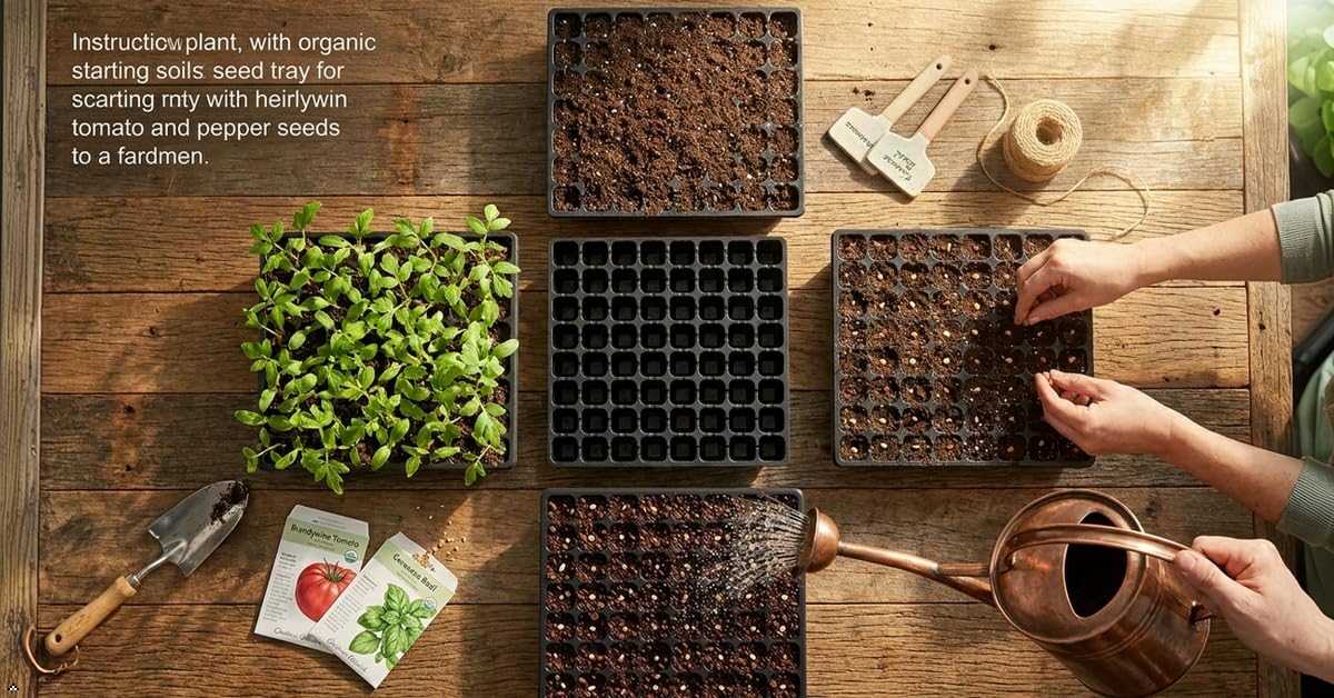 Plastic Seed Starter Tray - 48 Cells -9 Plastic Seed Starter Tray - 48 Cells -9