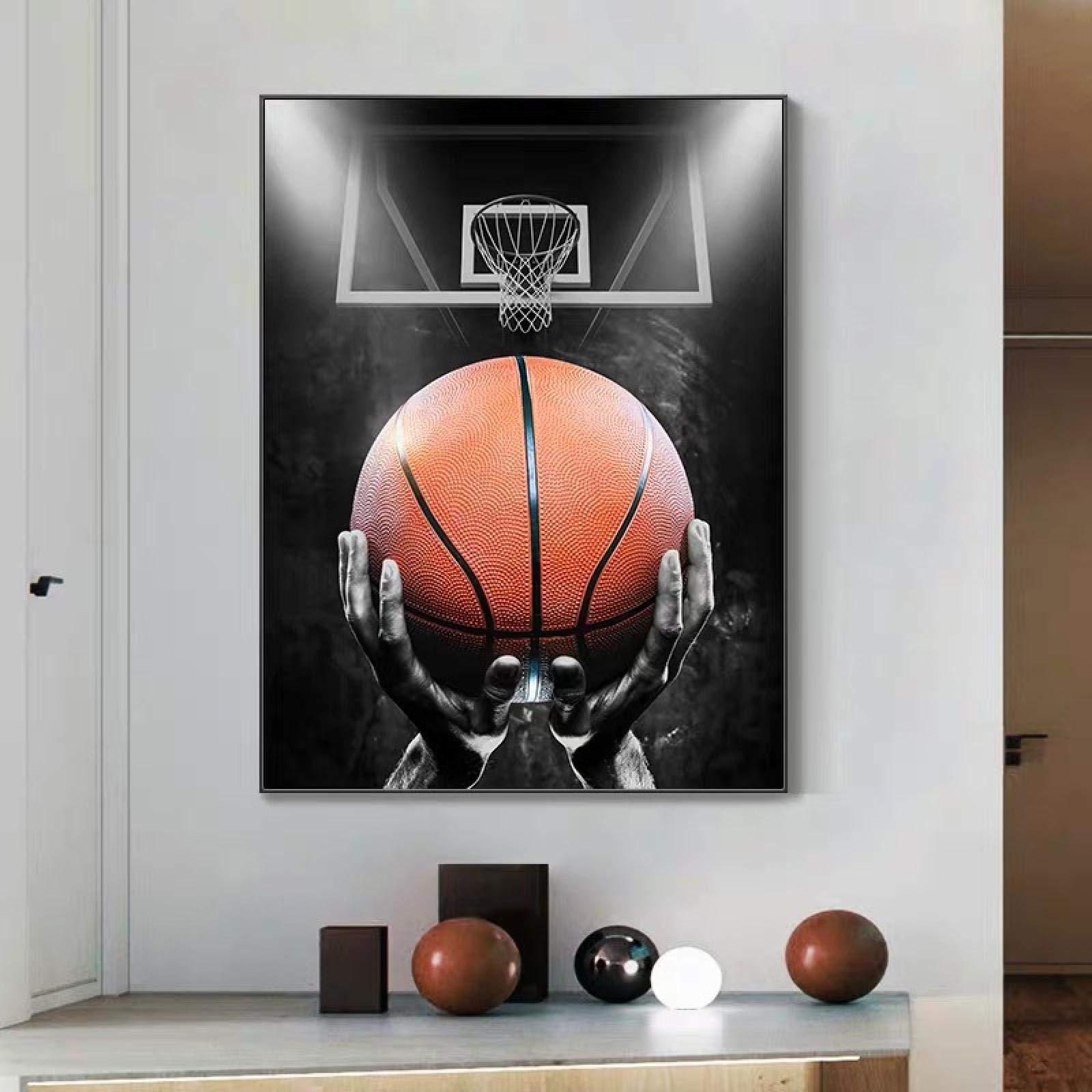Cartello Da Basket In Alluminio 22,9x27,9 Cm - Decorazione Antiruggine Per Bagno O Camera Da Letto - Regalo Per Giocatori - 4