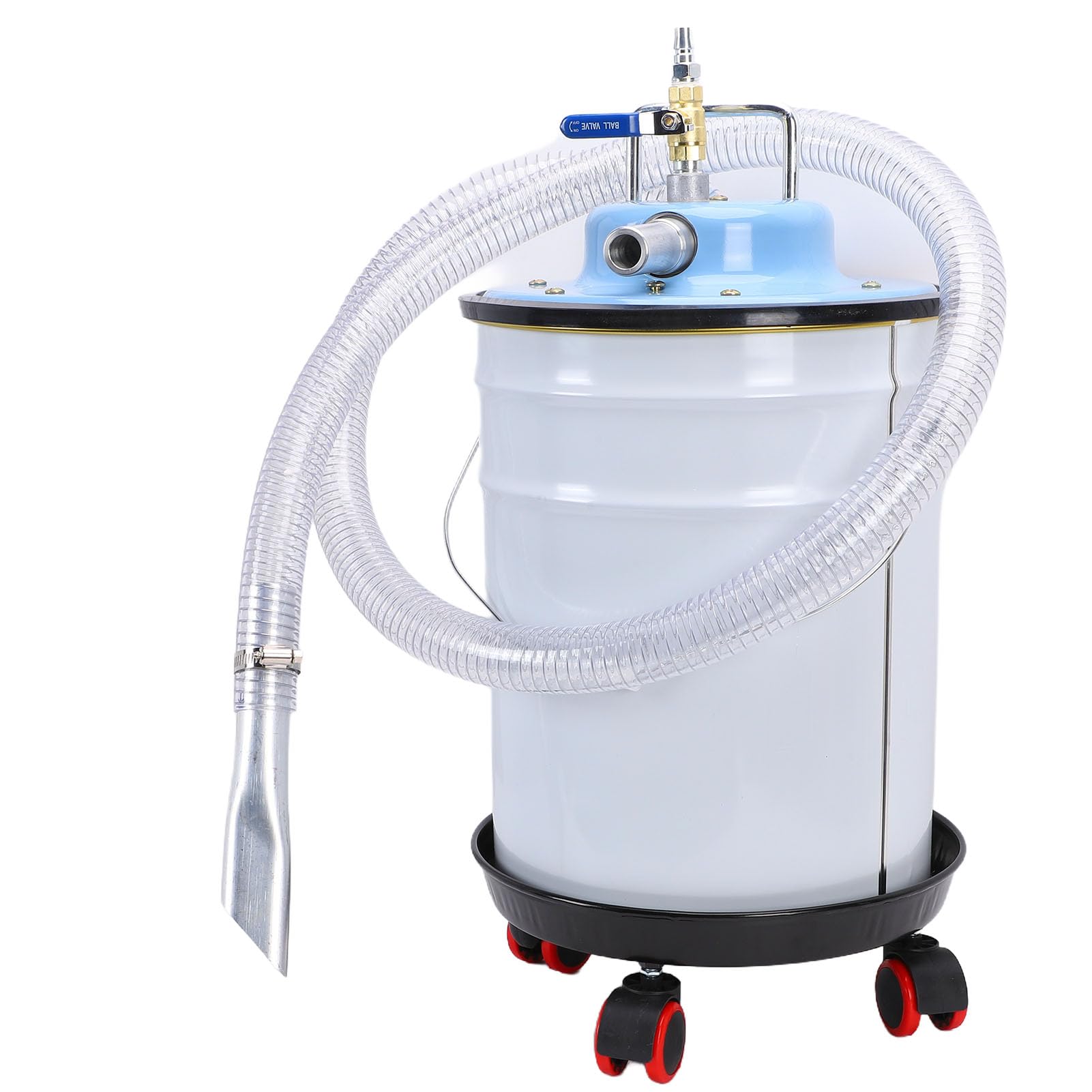 Aspirador Neumático Industrial 20L Acero Inoxidable Limpiador Seco Húmedo