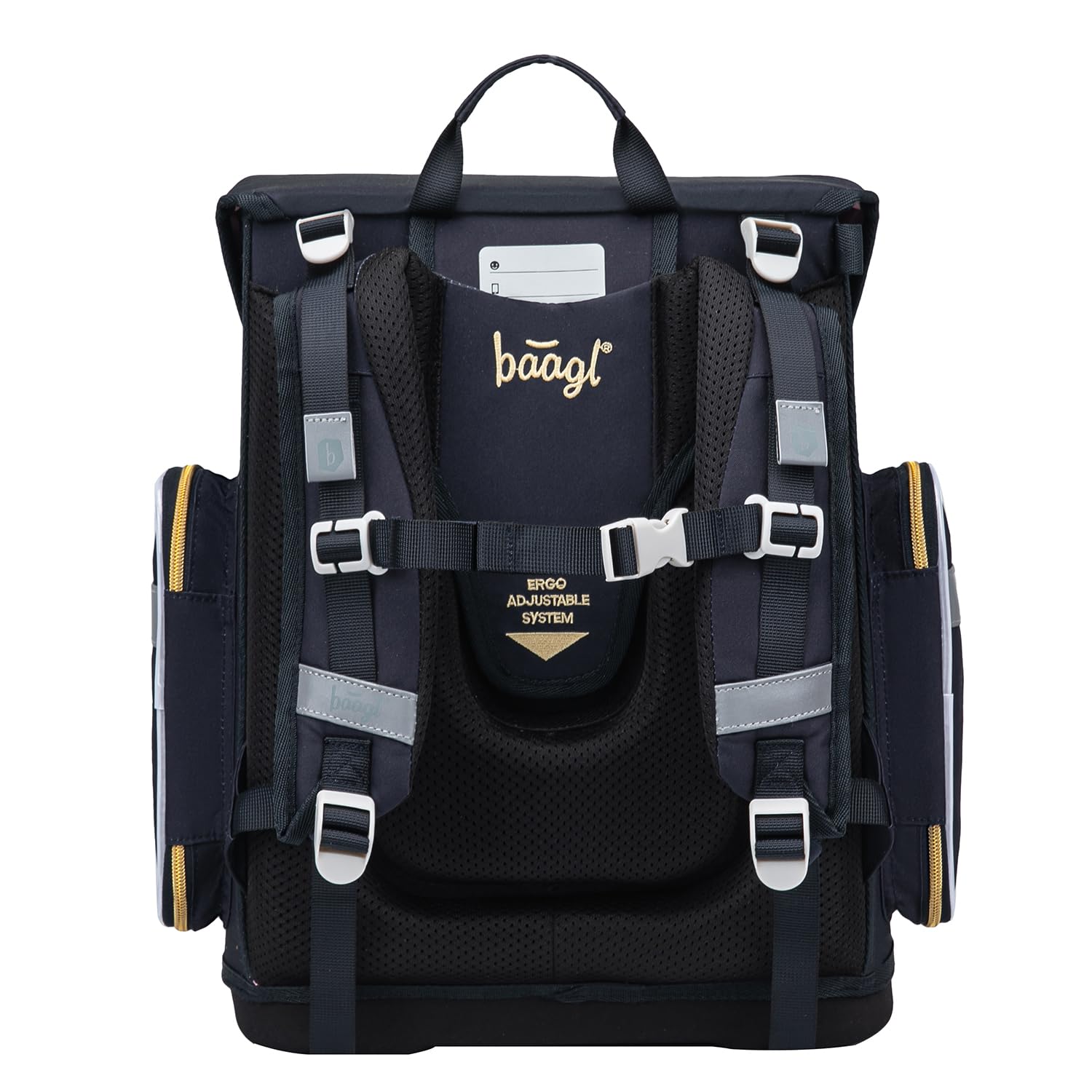 Baagl Mochila escolar para niños y niñas para 1ª clase (o 2ª clase), mochila escolar Ergo para niños y niñas, mochila escolar ligera con correa para el pecho
