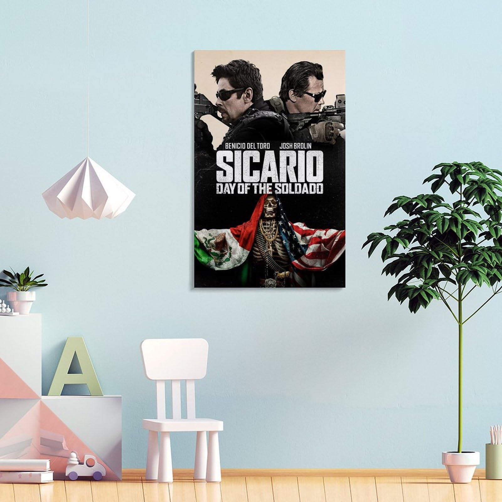 Amazon.com: Sicario Day of The Soldado Movie Posters Canvas Art