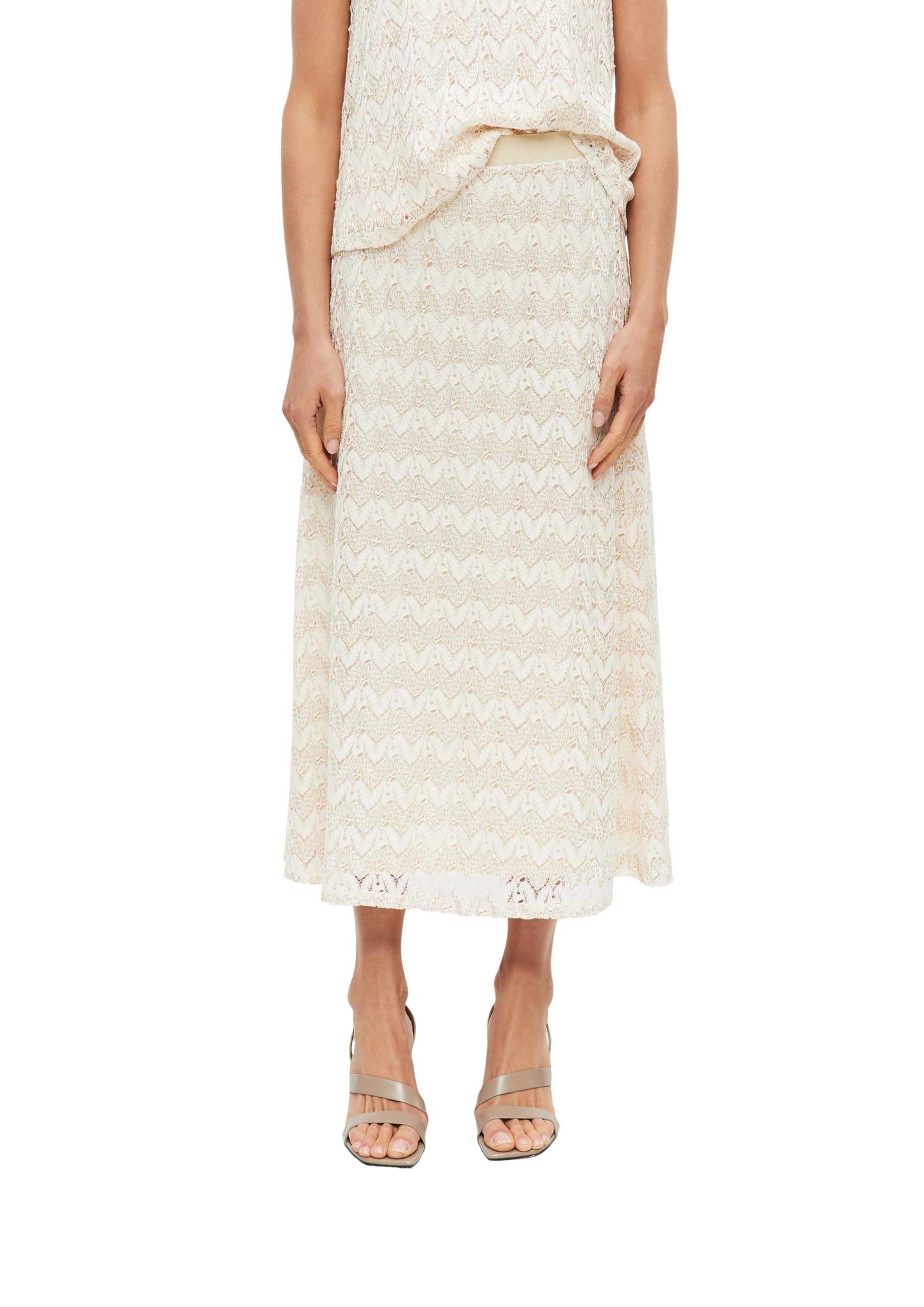 s.Oliver Black Label Women's Skirt 2176935 04X3 Beige 42