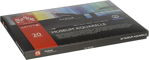 Miniatura 3 de Caran D'ache Juego de lápices Aquarelle Museum Marine de 20 colores (3510.920)