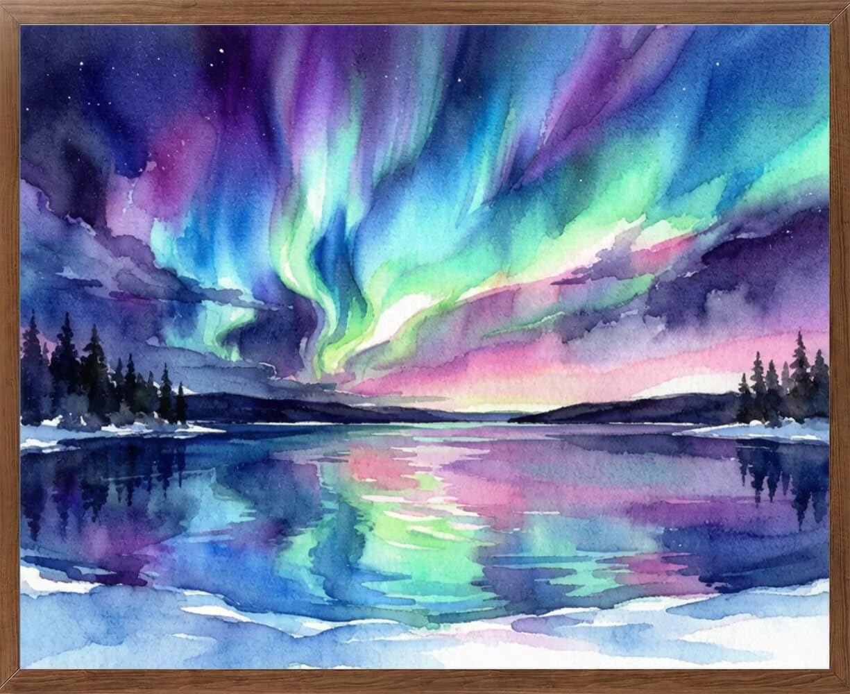 Aurora 5D diamentowe malowanie pełny zestaw 135 x 100 cm L-8180