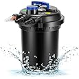 VIVOHOME Bio Pressure Pond Filter with 13W Light, 2630 GPH Suitable for Koi Ponds up to 1300 Gallons or Ornamental Ponds up to 2600 Gallons