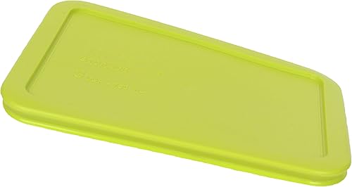 Miniatura 2 de Pyrex 7210-PC 3 tazas Edamame Green Rectángulo de plástico tapa de almacenamiento de alimentos, fabricado en Estados Unidos