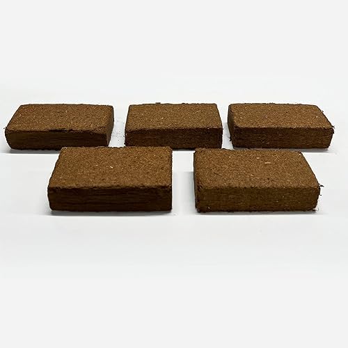 Miniatura 5 de Paquete de 5 ladrillos de fibra de coco premium de 650 gm1.4 libras, 100% orgánico, se expande aproximadamente 2.3 galones, menor equilibrio de EC