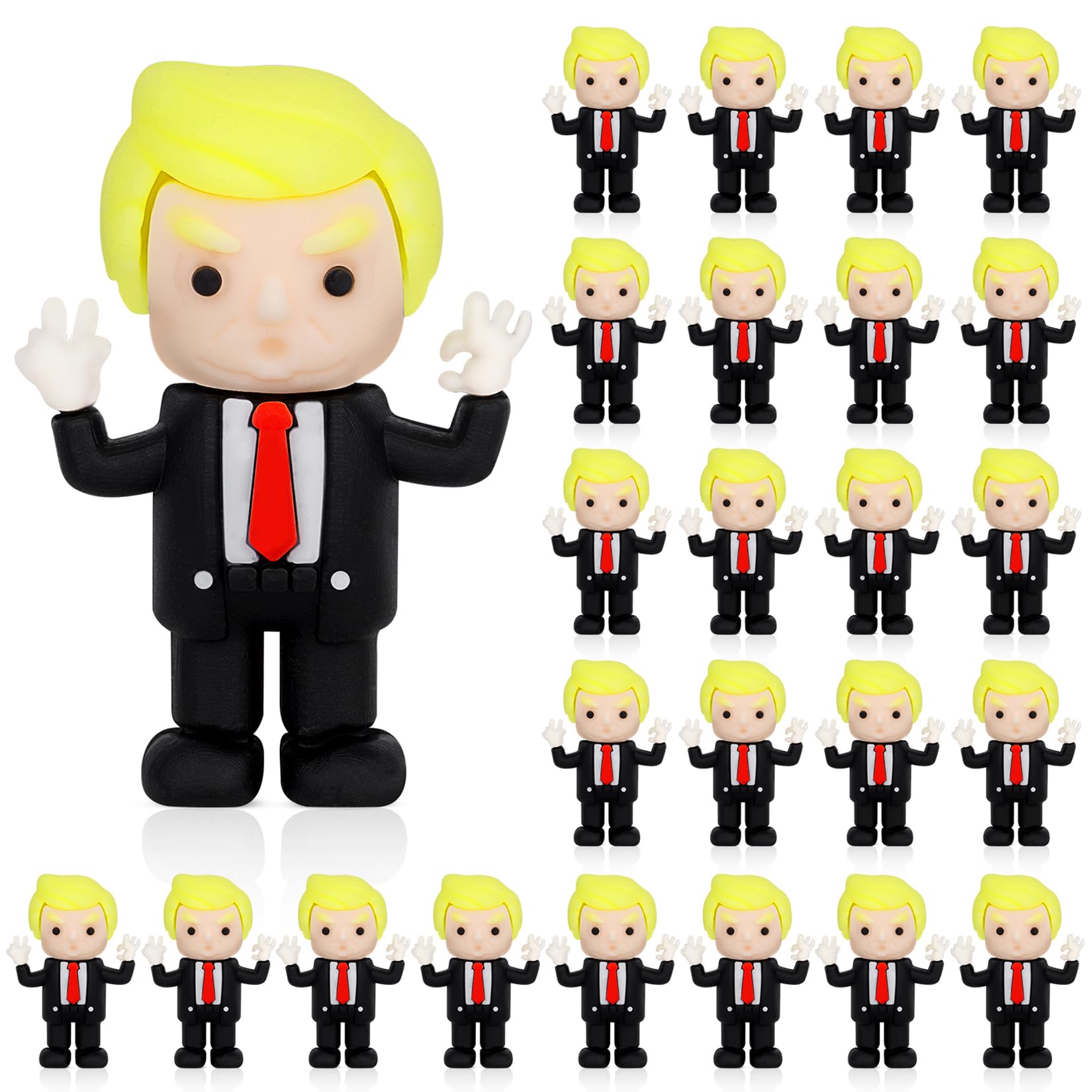 LMTGLDT 25pcs Mini Figures,Mini Little People 2026 Toy Figure | Novelty Gifts for USA,USA…