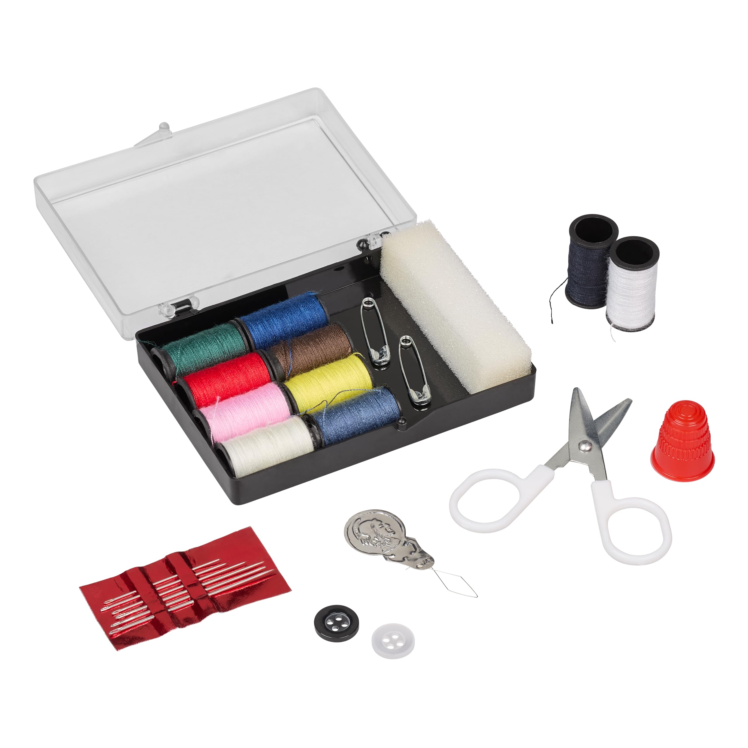 Chef Aid Sewing Susan, EIN komplettes Nähset, ideal für den Einsatz auf Reisen und zum Ausbessern von Gegenständen unterwegs, ideal für Zuhause, Reisen, Notfall oder zum Basteln
