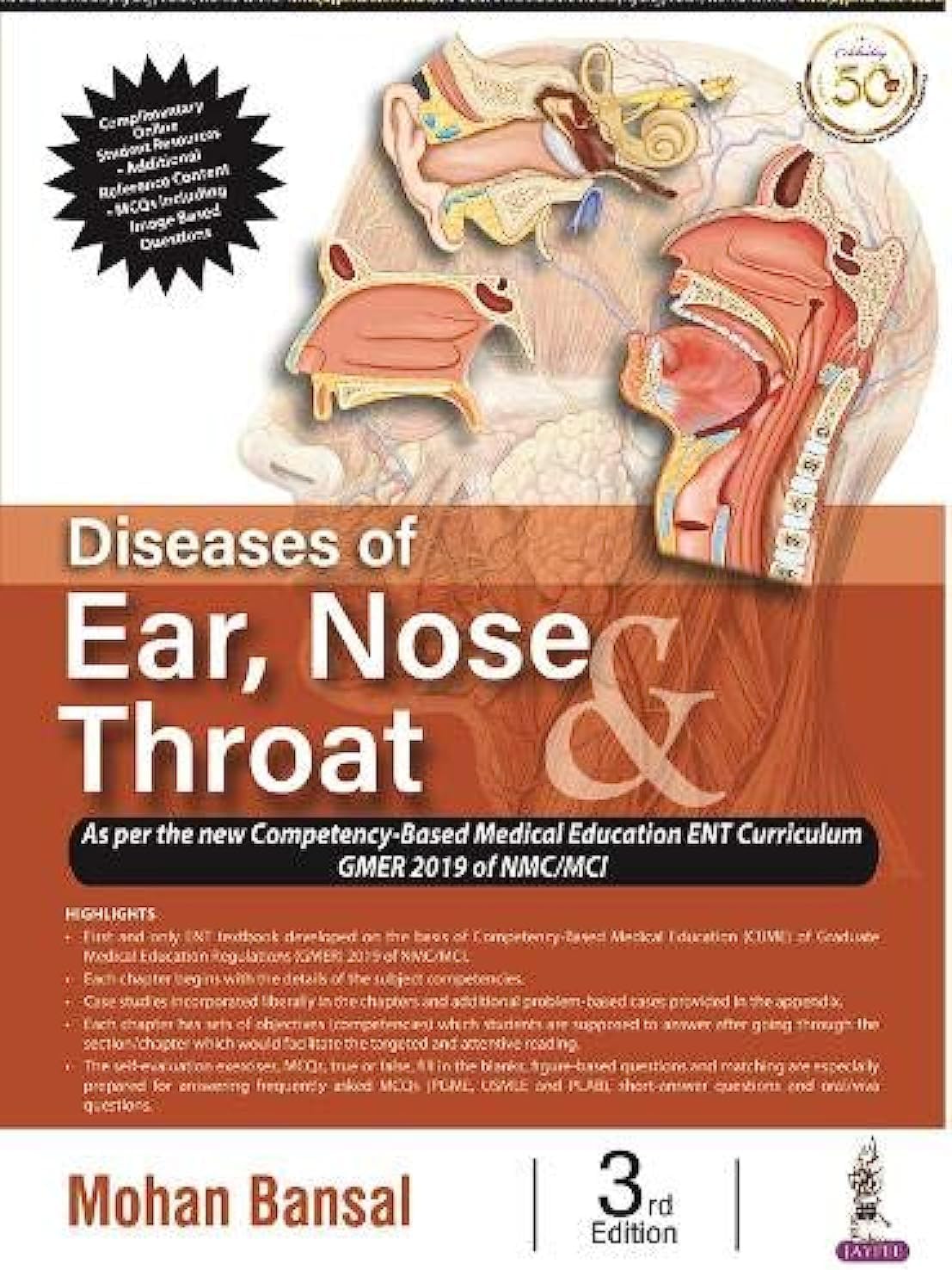 Jaypee Brothers Medical Publishers Diseases of Ear, Nose & Throat