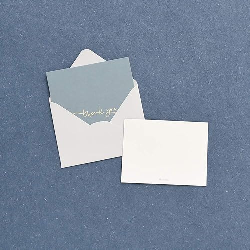 Miniatura 5 de Monolike Tarjeta de agradecimiento con mensajes mezcla 40 mini tarjetas individuales paquete de 20 sobres Befriend, Befriend ver.2, Gris en blanco,