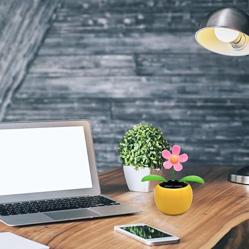 Miniatura 6 de Littryee Girasol bailarín solar, juguetes solares que bailan solares, juguetes de flores bailarinas que funcionan con energía solar, juguete de flor