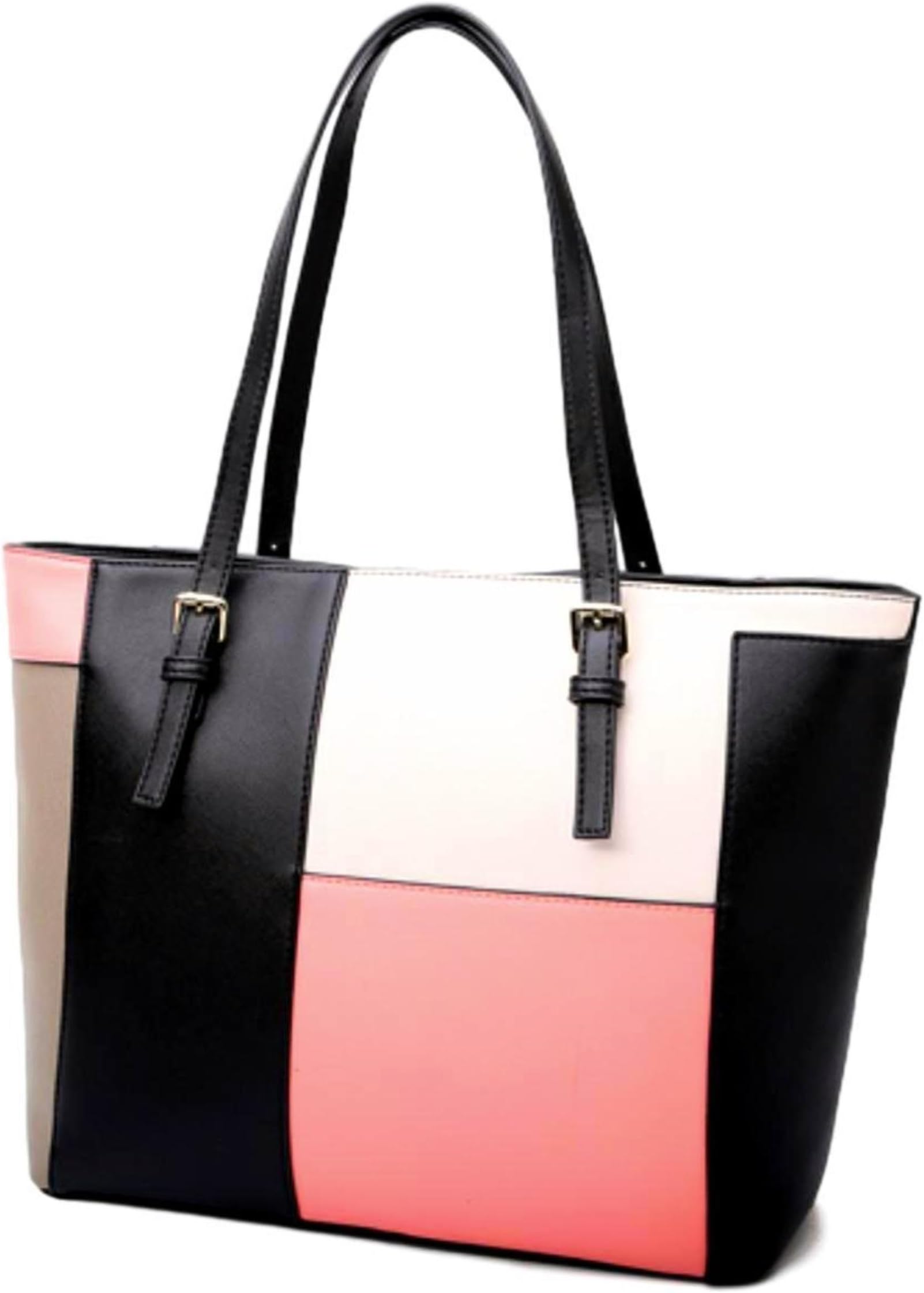 Tote bag Hand bag Leather [ for women ] with zipper colorful school