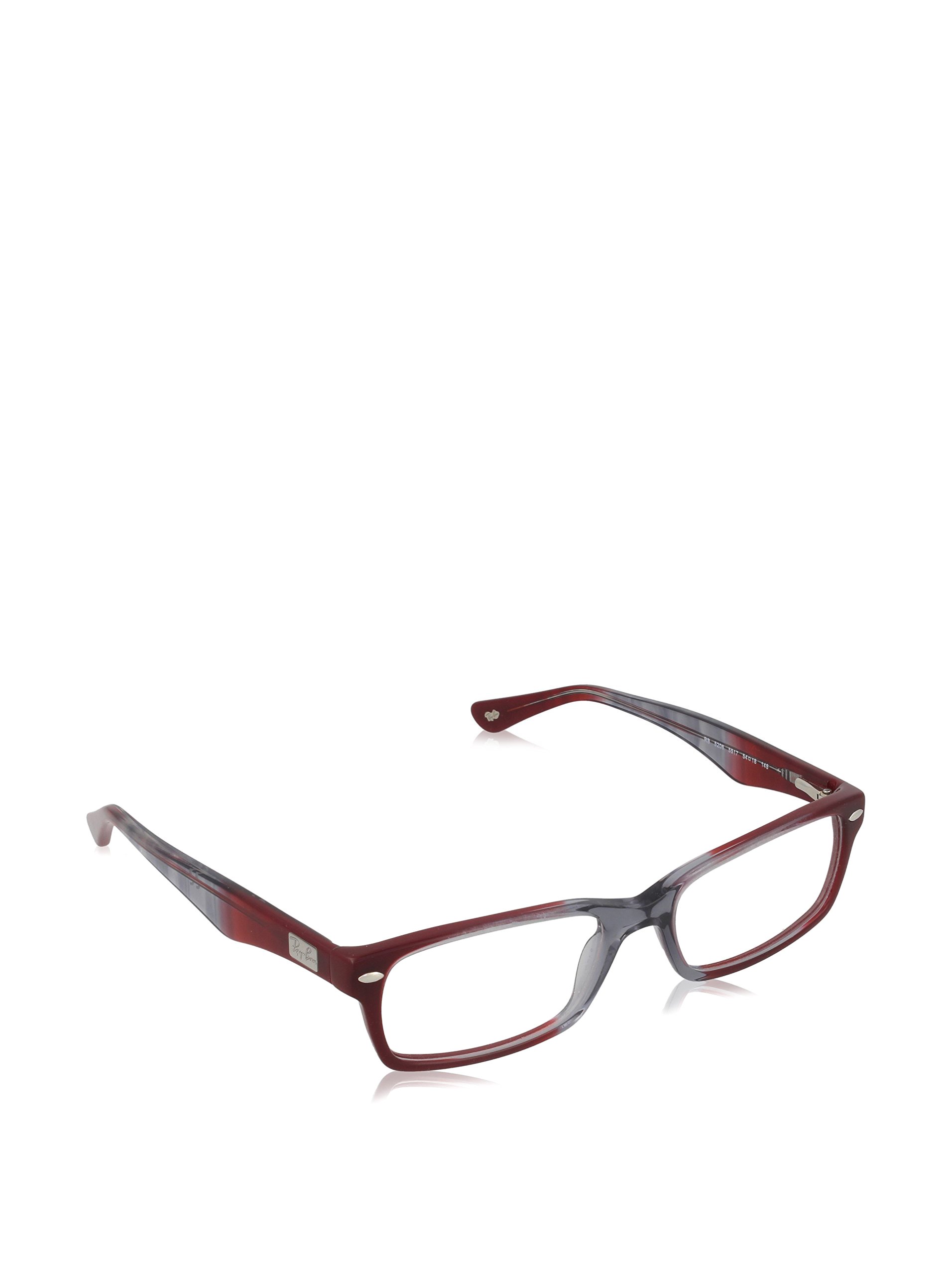 Ray-Ban Frame 5206 (54 mm) Maroon/Grey, Maroon/Grey, 54-18-145