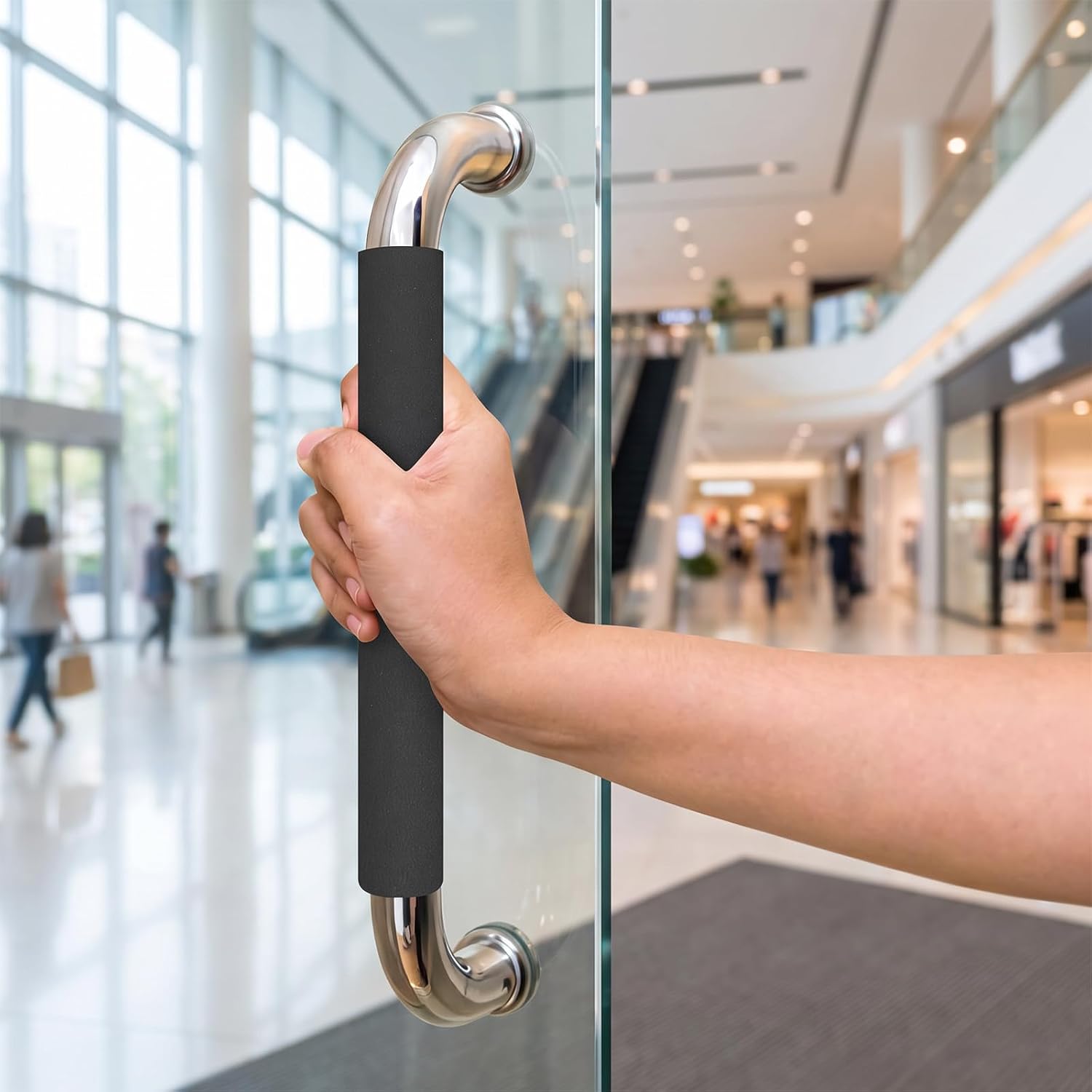 Heat Resistant Door Handle Cover for 4.8'' Commercial Business Door