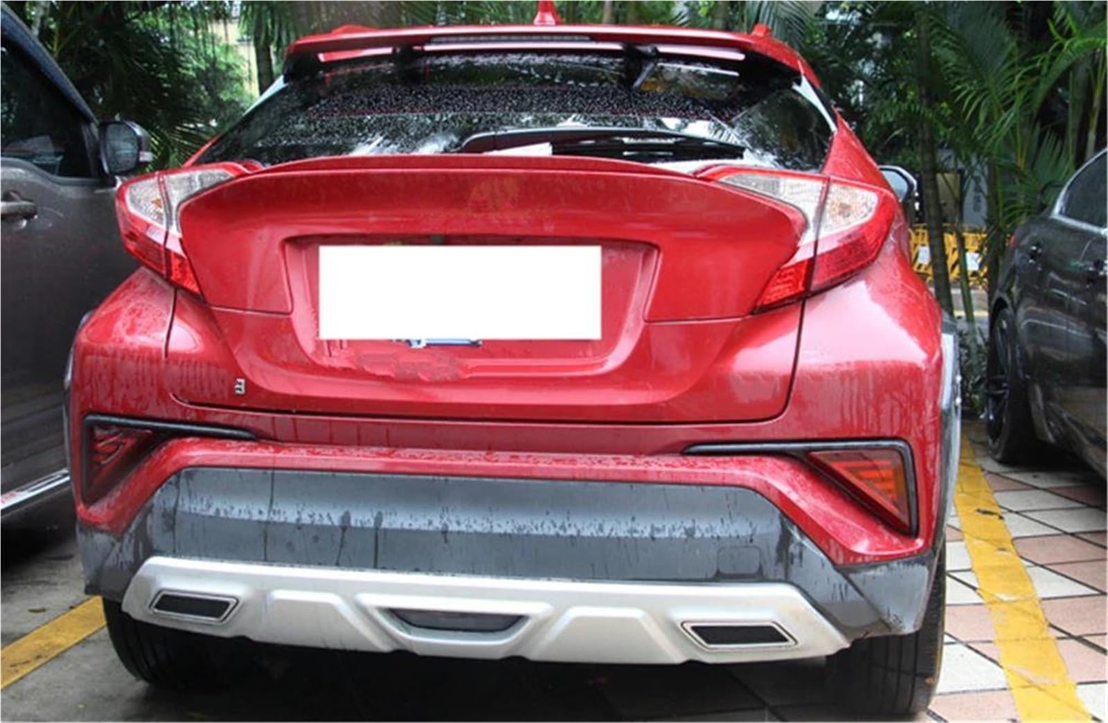 Multi-funzione Auto Posteriore Fendinebbia Paraurti Luce Lampadina Freno Riflettore Per Toyota C-HR CHR 2016-2019 2020