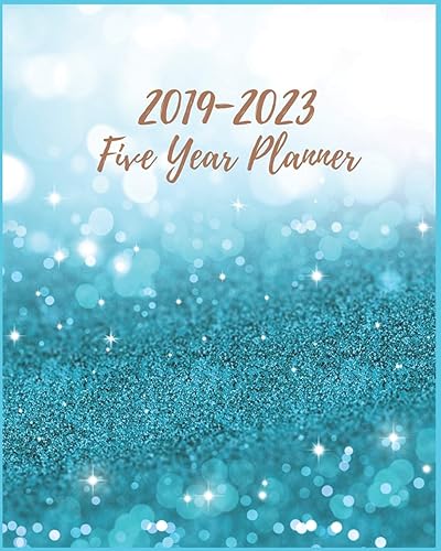 2019-2023 Five Year Planner: Light Blue 5 year planners, 2019-2023 Monthly Schedule Organizer Agenda Planners, 60 Months Calendar, 5 Year Appointment Notebook For Business Planners Journal Planner.