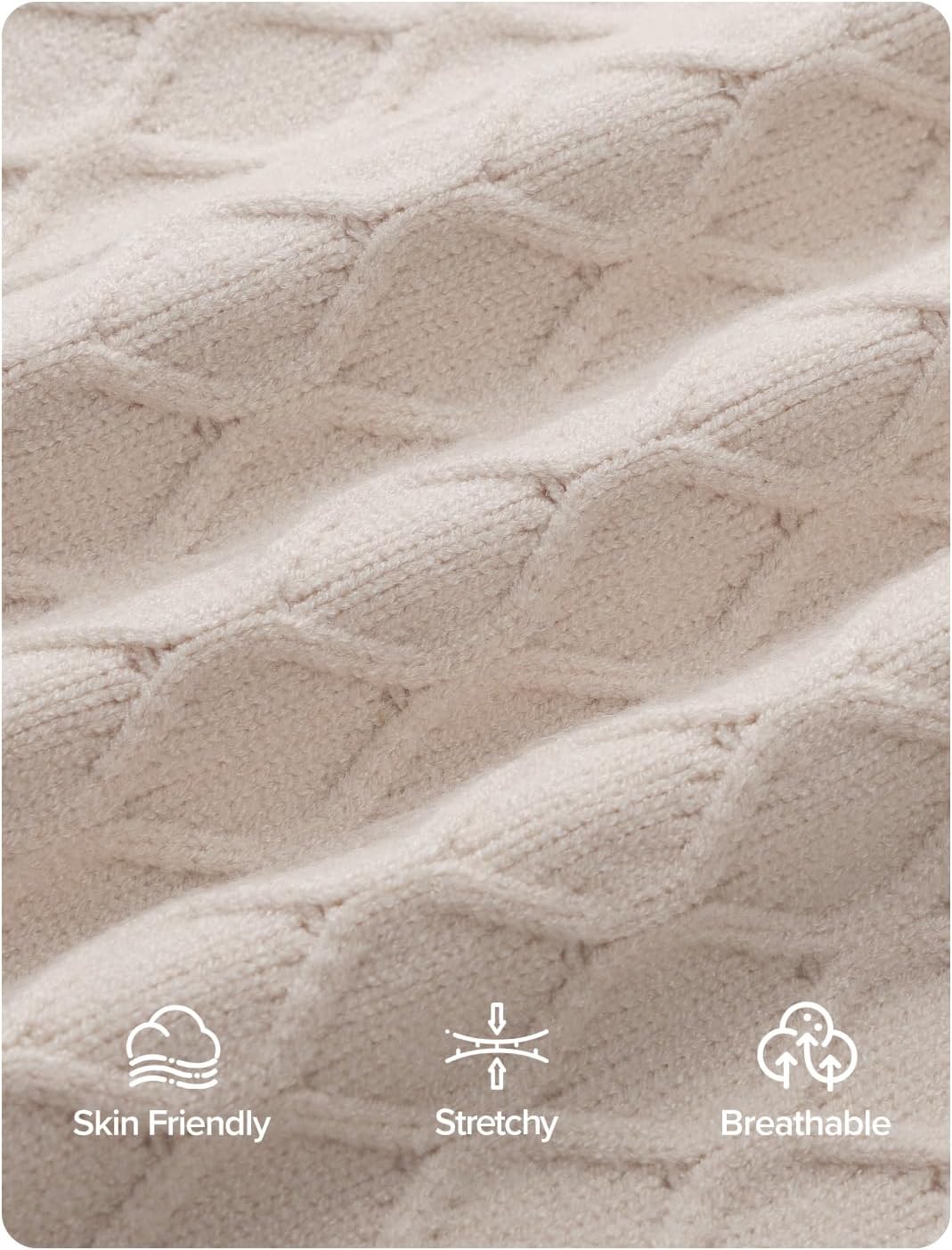 ZESICA Women's 2026 Fall Winter Sweaters Casual Long Sleeve Crew Neck Loose Knitted Pullover Sweater Tops - Image 6