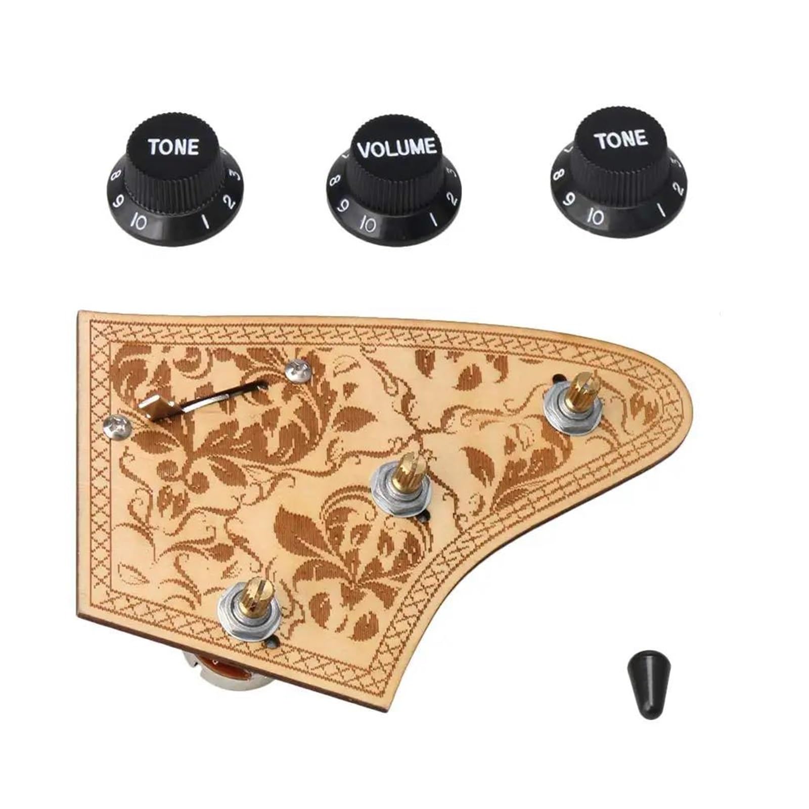 Kits Harnais Guitare Câblés Kit de pré câblage pour harnais de guitare Interrupteur à bascule à 5 positions Volume 1 position B250K Tonalité 2 positions A250K