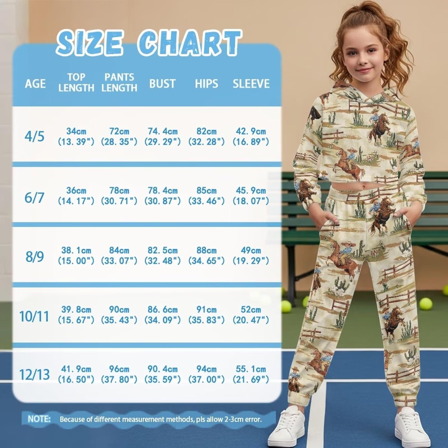 Girls 2 Pieces Sweatsuit Cropped Pullover Sweatshirt and Sweatpant for Kids Soft Lounge Set Athletic Clothing Sets
