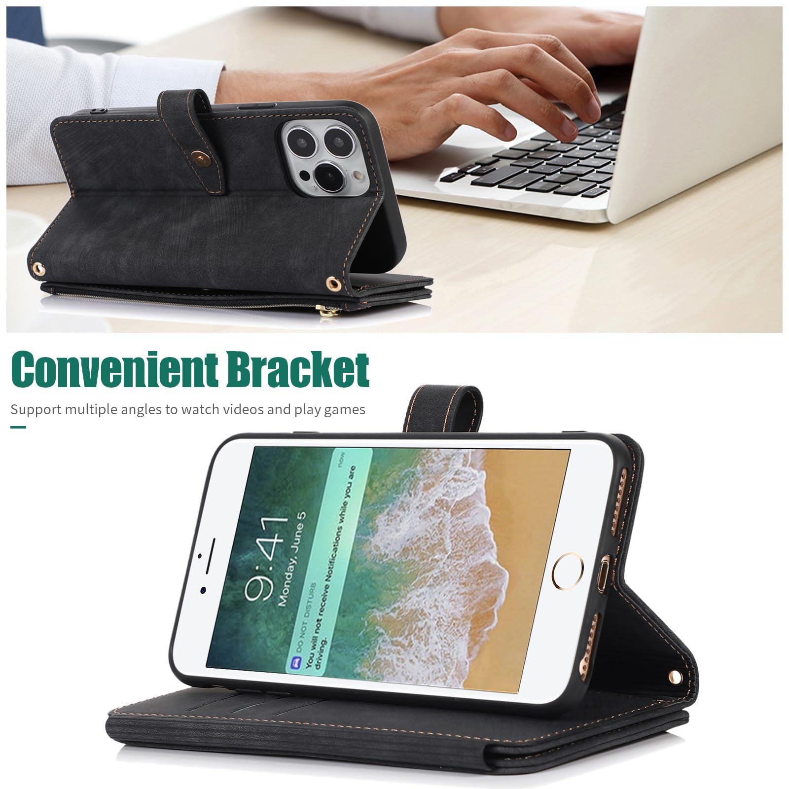 Amazon.co.jp: iPhone 15 pro Max 用 ケース 手帳型 ショルダー