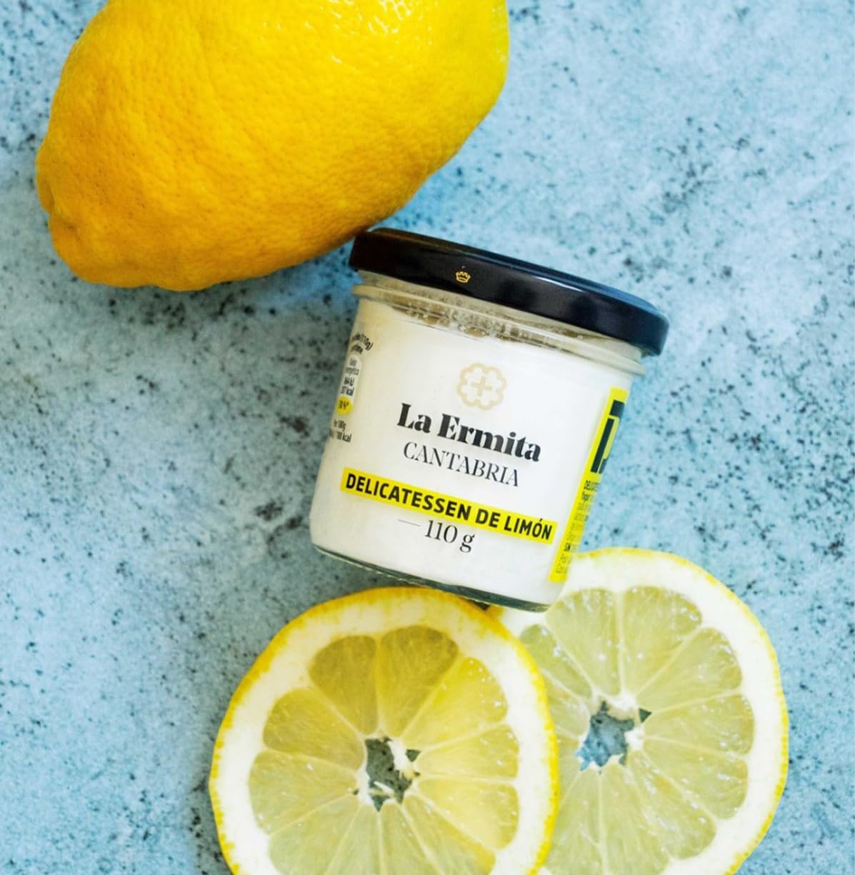 LA ERMITA Delicatessen de Limón, Postre Lácteo Cremoso, Sin Gluten, 110 g Pack 6