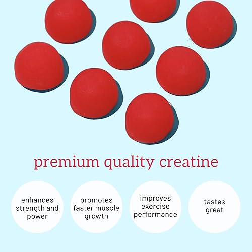 Miniatura 4 de Organifi Masticables de creatina masticables de cereza prémium para funcionar, verse y sentirse mejor, suministro para 30 días