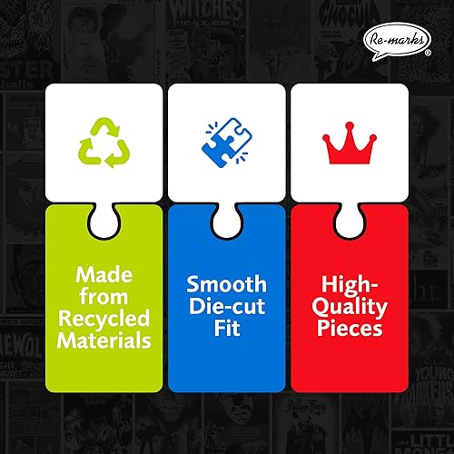 Miniatura 4 de Re-marks Rompecabezas de collage de monstruos rompecabezas de 1000 piezas para todas las edades