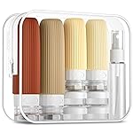 Mrsdry 16 Pack Travel Bottles Set, TSA Approved Leak Proof Silicone Squeezable Containers for Toiletries, Refillable Travel Accessories for Conditioner, Shampoo, Lotion & Body Wash Accessories