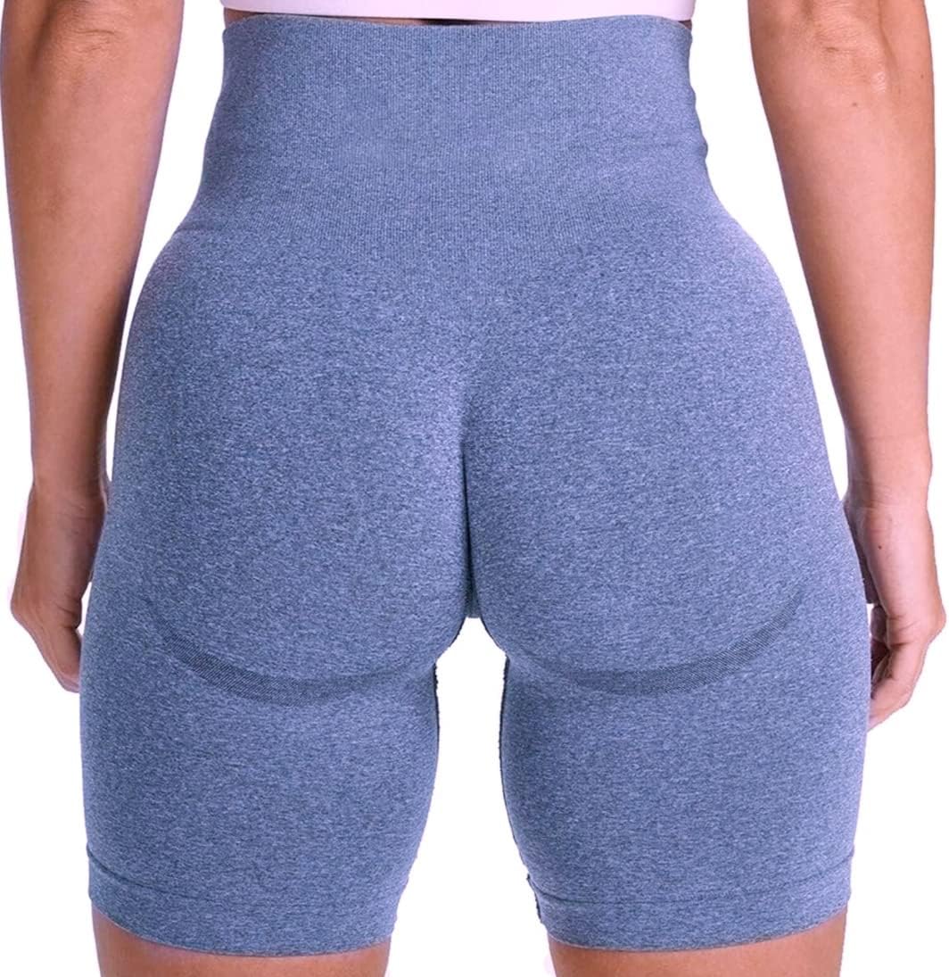 High Waist Seamless Sports Shorts Tummy Control Workout Stretchable Sportswear Fitness Gym Athletic Biker Shorts for Women