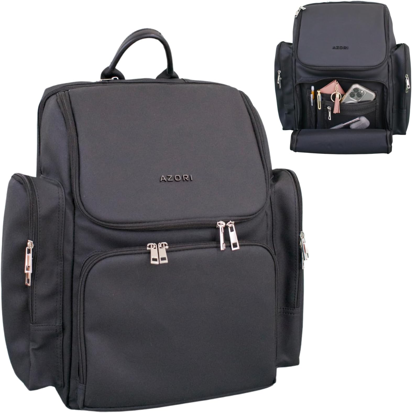 AZORIPickleball Bag | Stylish Pickle Ball Backpack for Women and Men | Paddle Pocket | Pickleball Storage