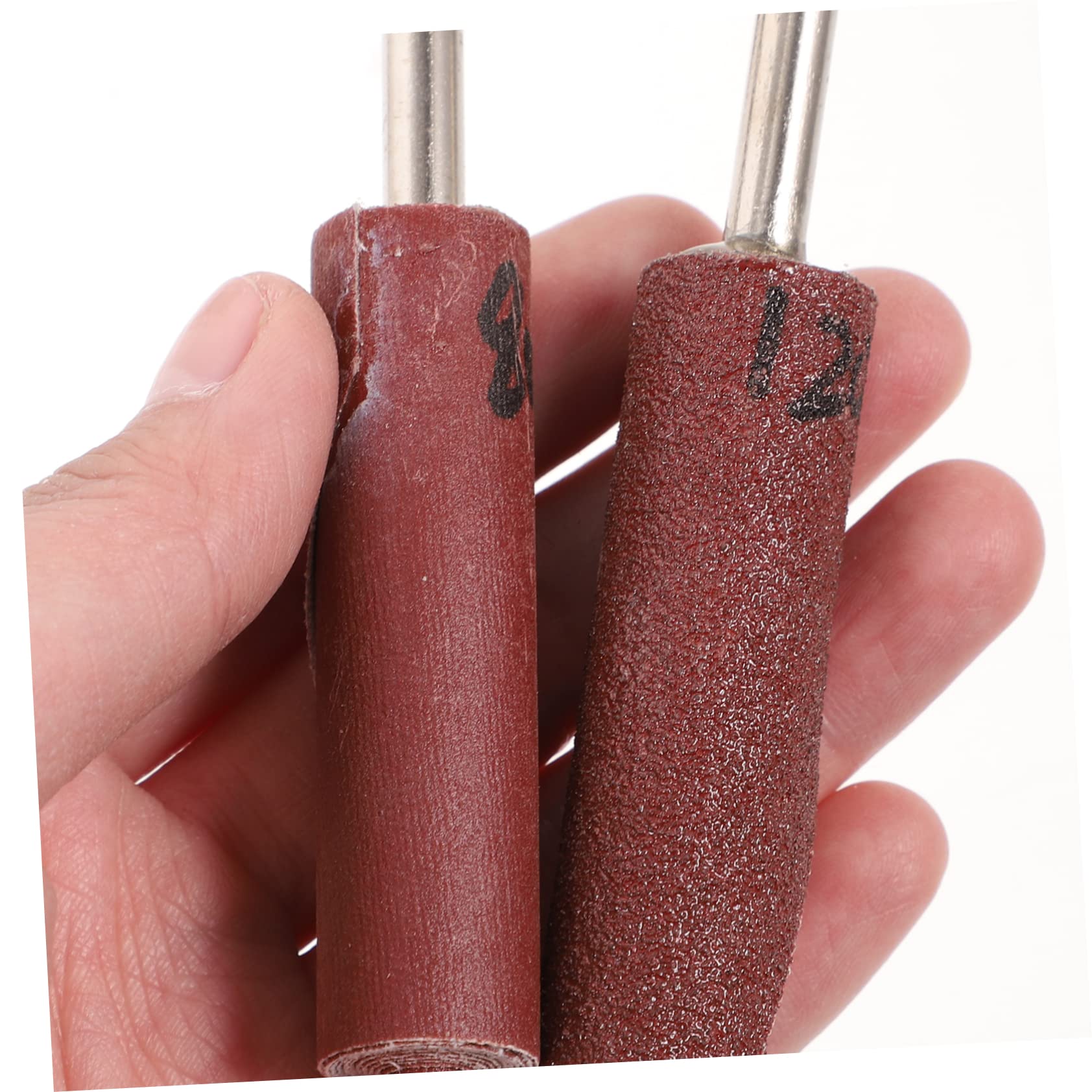Operitacx 3 Set Kit Ruote Lamellari Abrasive con Cilindrico per Levigatura e Lucidatura Dettagliata Alta Resistenza e Granulometrie per Spazi Stretti