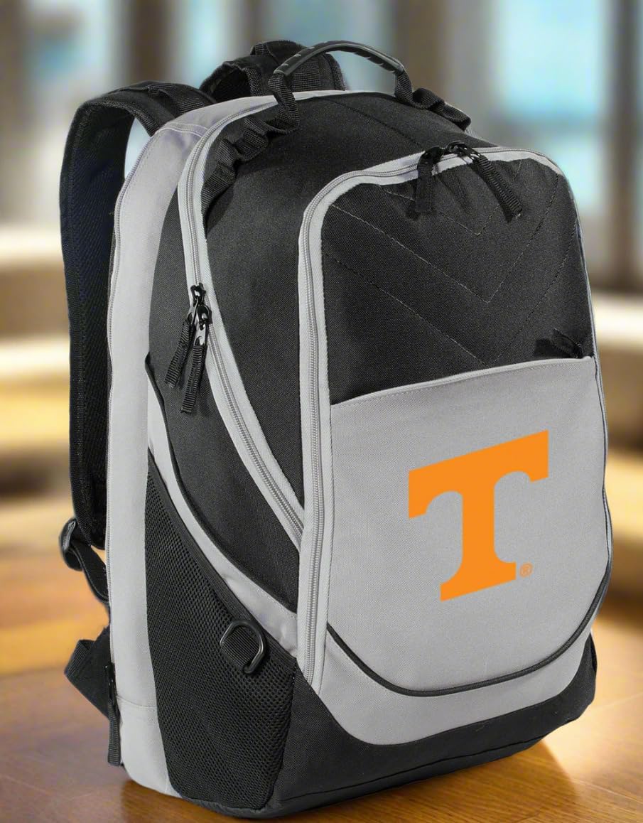 Broad Bay BEST University of Tennessee Backpack Laptop Computer Bag (Black & Gray)
