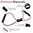 RENRANRING Figure 8 Fitness Resistance Bands with Handles - Exercise Tube Band Set of 3 for Arm and Shoulder Stretch, Rope 8 Word Elastic for Women and Men
