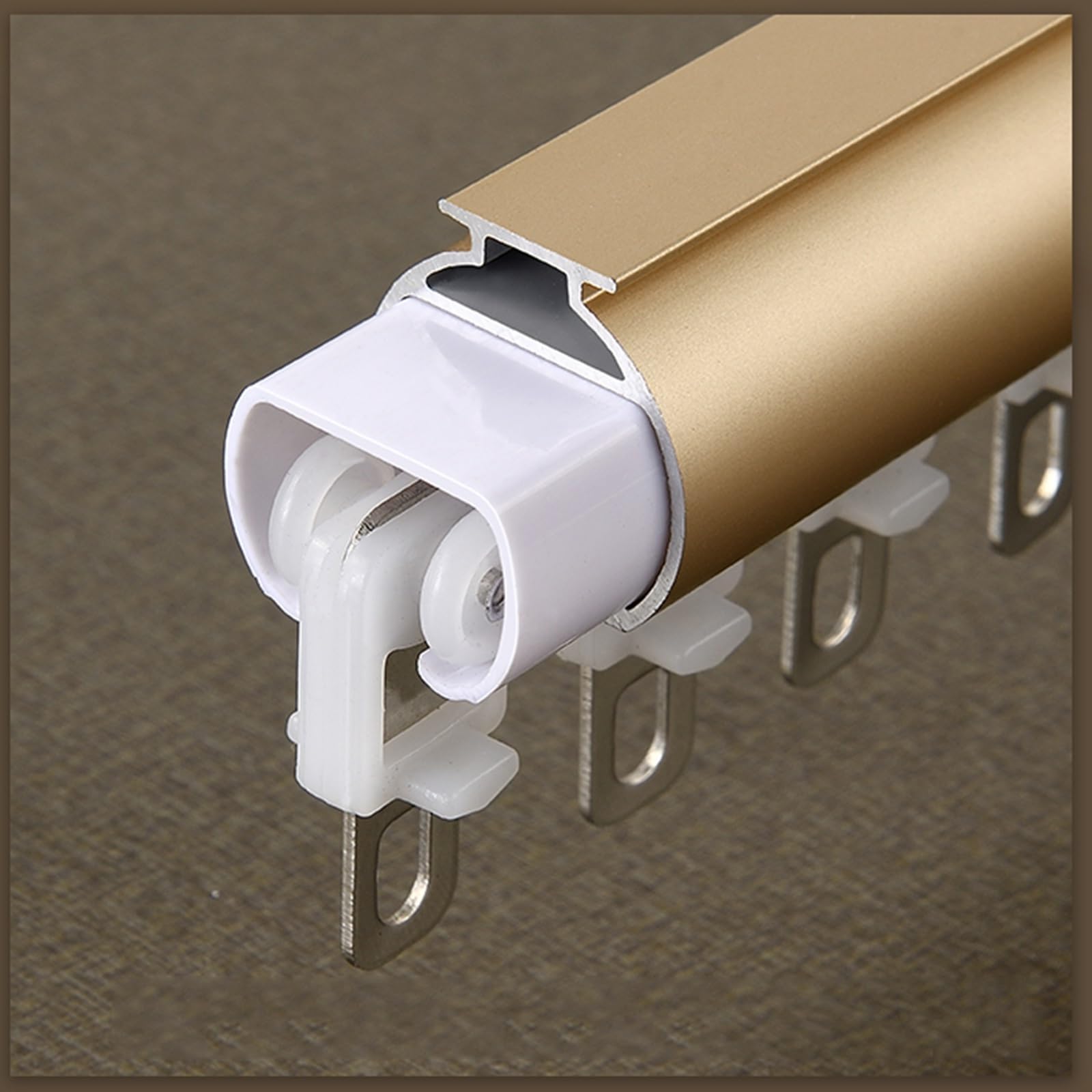 Ensemble de tringles à rideaux industrielles rustiques noires au design moderne et supports de séparation de pièce 1,7 m pour intérieur/extérieur