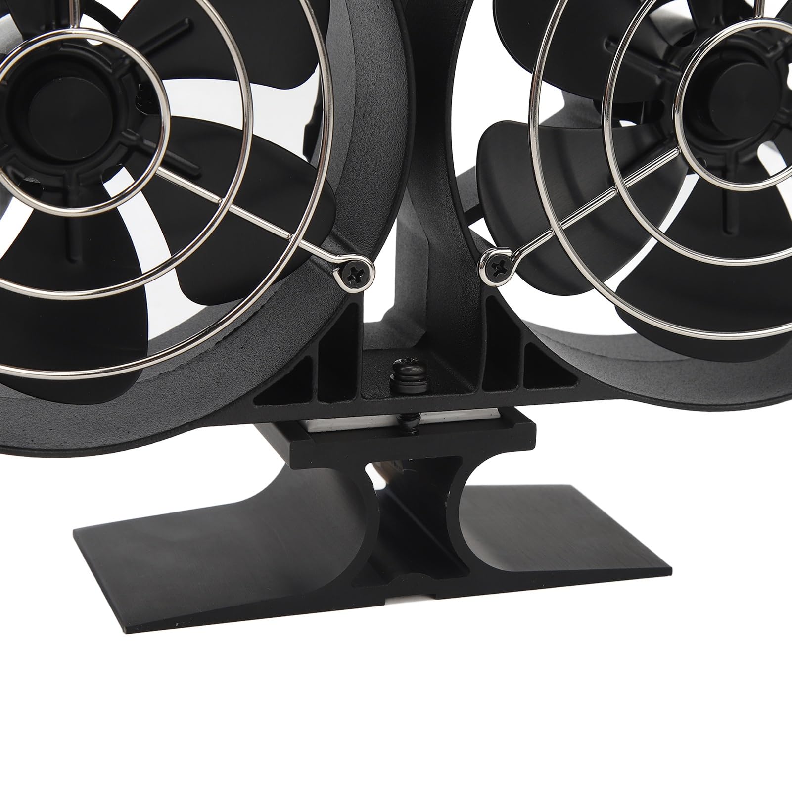 Fafeicy Ventilatore per Stufa a Doppia Testa, Diffusore di Aria Calda con