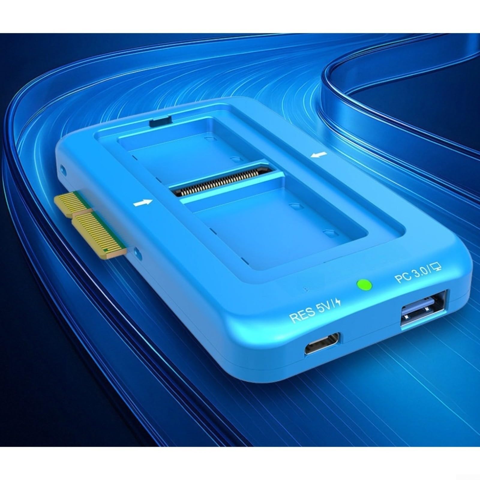 UFS 4.1 Programmatore EMMC con modulo ISP per riparazione smartphone Android, dispositivo di lettura ad alta velocità per la gestione e la manutenzione dei dati