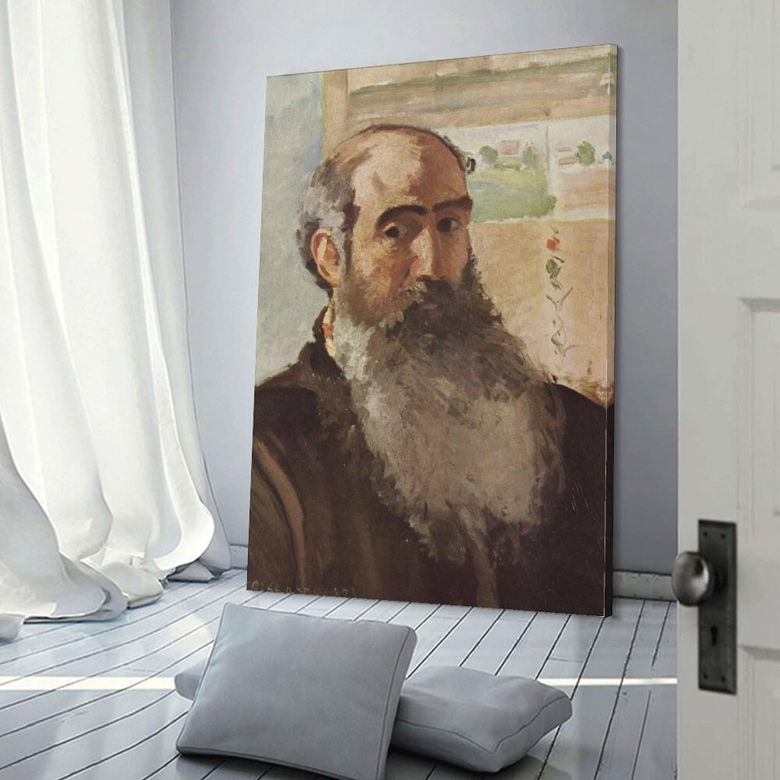 Amazon.co.jp: Camille Pissarro カミーユ・ピサロ 《自画像》 アート