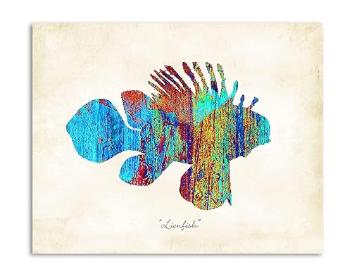Lionfish Watercolor Art Print by Dan Morris