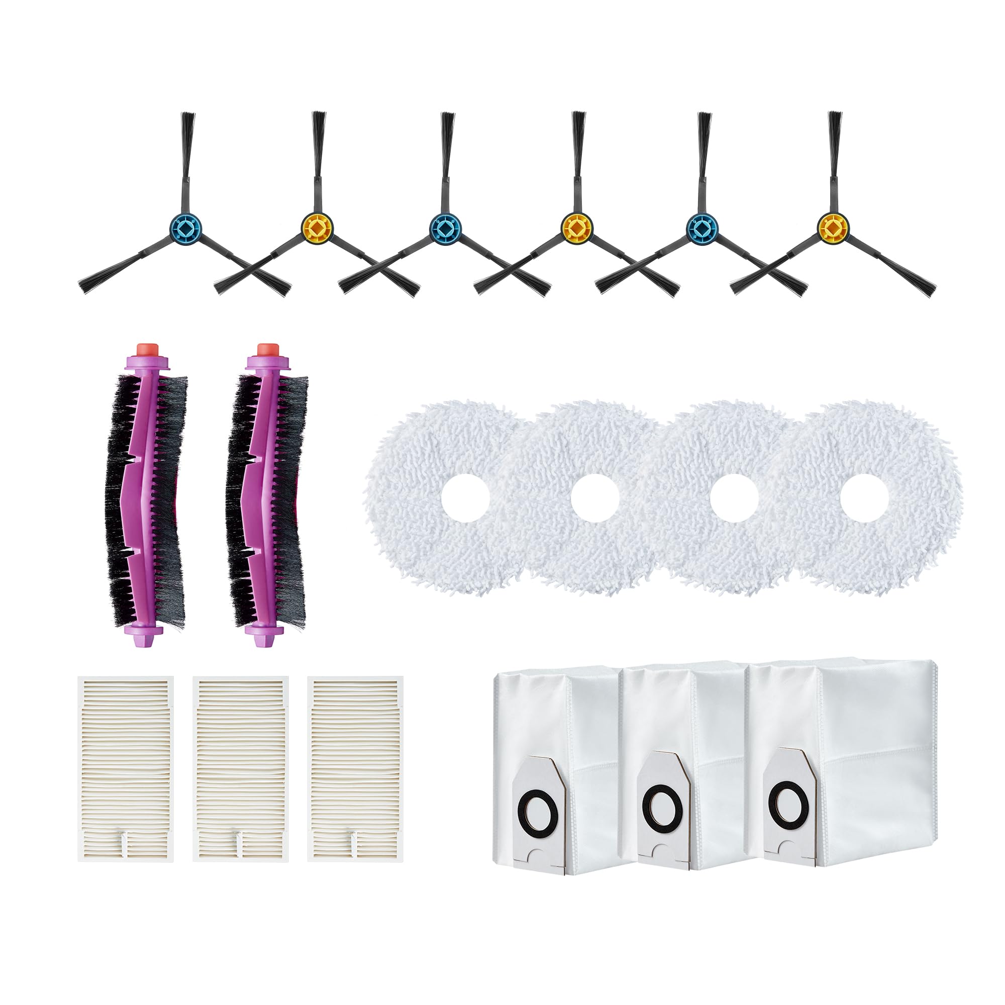 Kit Accessoires Eureka J12 Ultra brosse principale serpillière et sac aspirateur