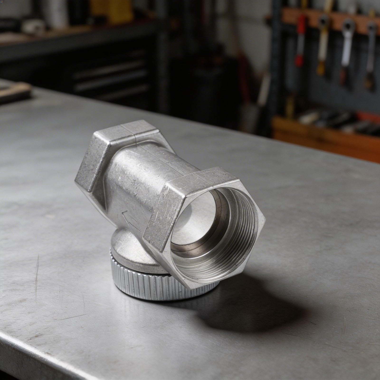 Débitmètre numérique à turbine en alliage d'aluminium avec écran LCD haute précision