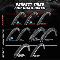 Vista 5 de Schwalbe Pro One TT - Neumático plegable para bicicleta de triatlón y triatlón sin cámara Varios tamaños Línea Evolution, Addix Race