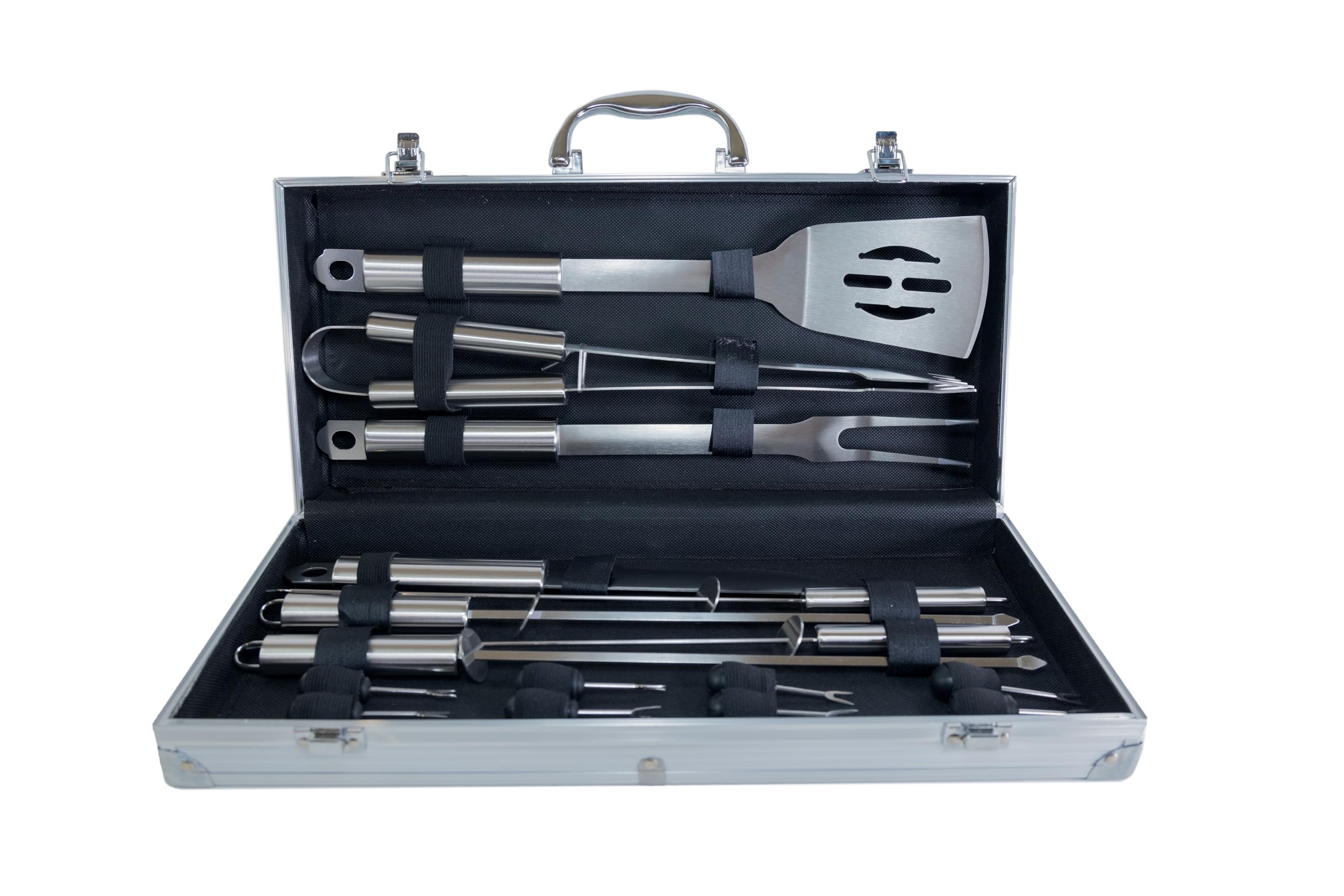 Mallette Barbecue 16 pcs Ustensiles Inox Pradel Excellence WB107
