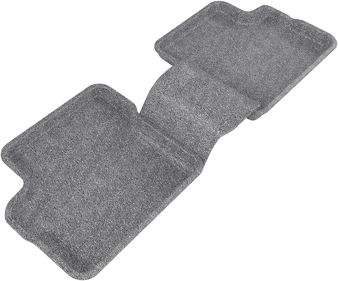 3D MAXpider Second Row Custom Fit Floor Mat for Select Toyota Matrix Models - Classic Carpet (Gray)