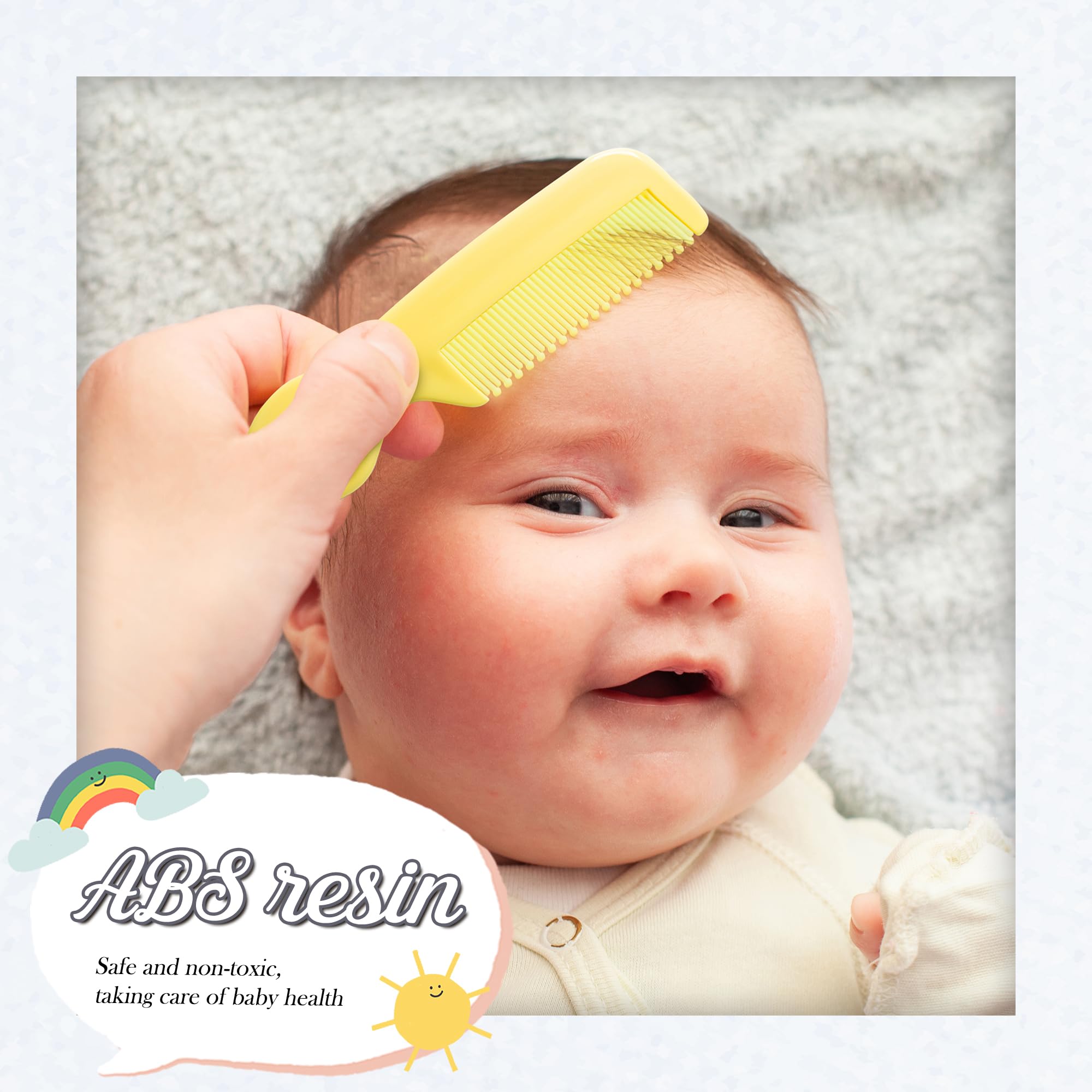 4 Pièces Brosse à Cheveux et Peigne, Petite Brosse Cheveux Démêlante pour Filles Garçons Coiffure Cheveux Secs et Mouillés Femmes Mignonnes Cadeau