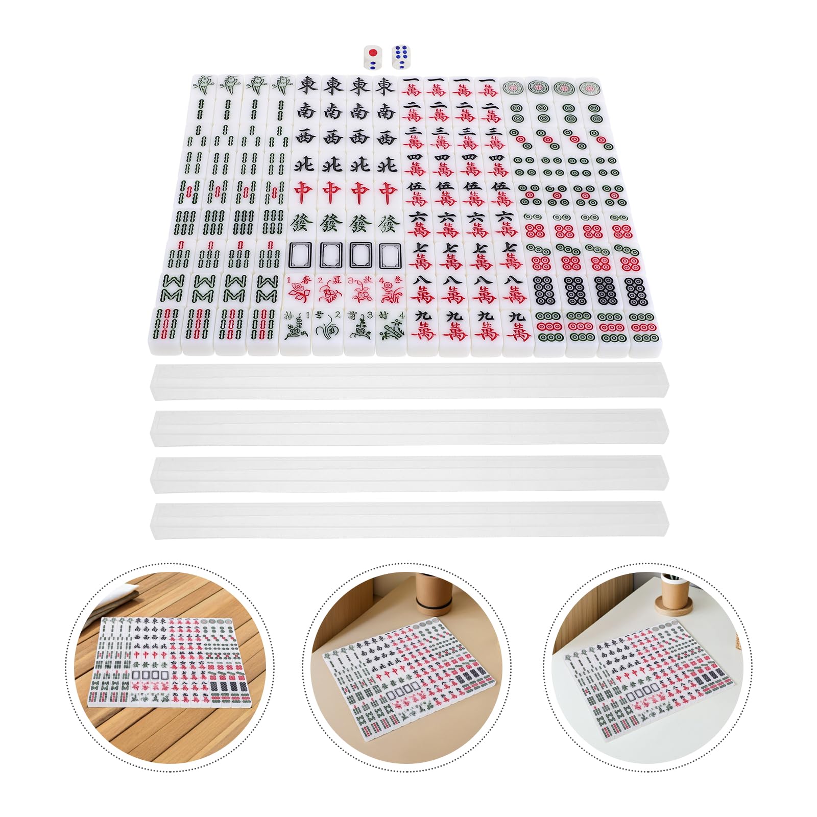 Kleiner Mahjong Reiseset 20mm Tragbares Miniatur Mahjong Spiel mit Schieber Kompaktes Chinesisches Brettspiel für Unterwegs Party und Familienspiele