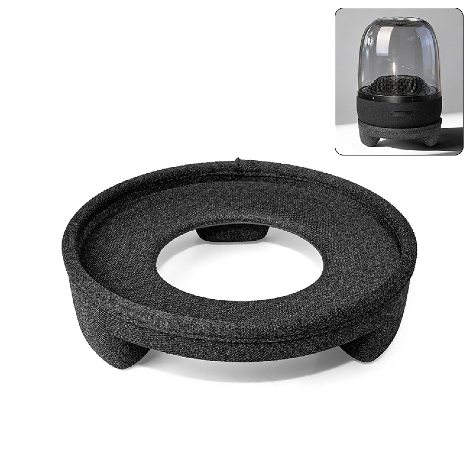 Supporto per altoparlante da tavolo per Harman Kardon Aura Studio 5/4/3 e SoundSticks 5/4, base di montaggio da tavolo in EVA (nero)