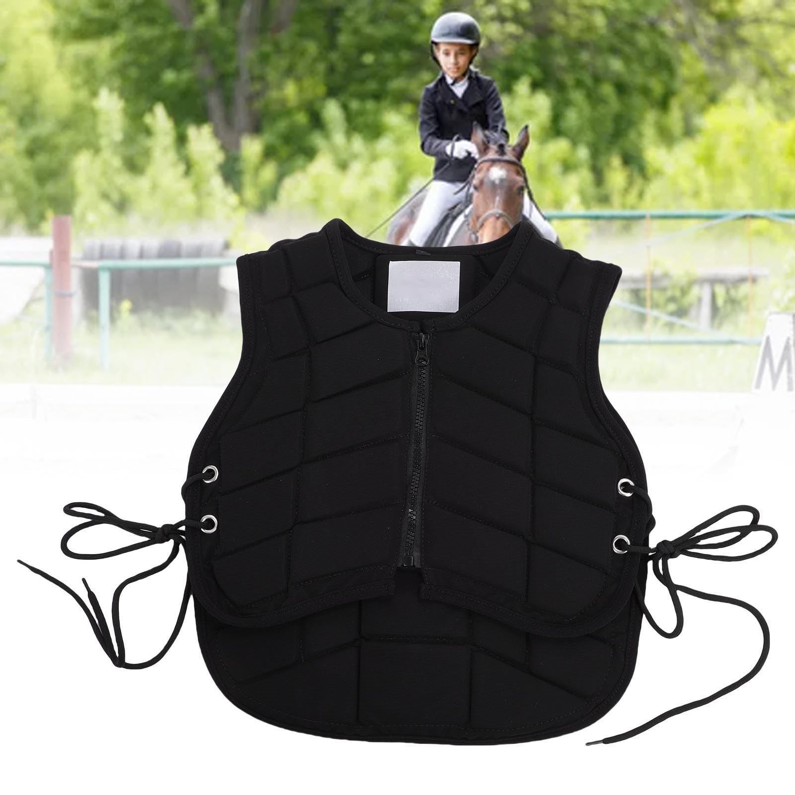 YUYTE Giubbotto Equitazione Protettivo per Bambini, Gilet Imbottito con
