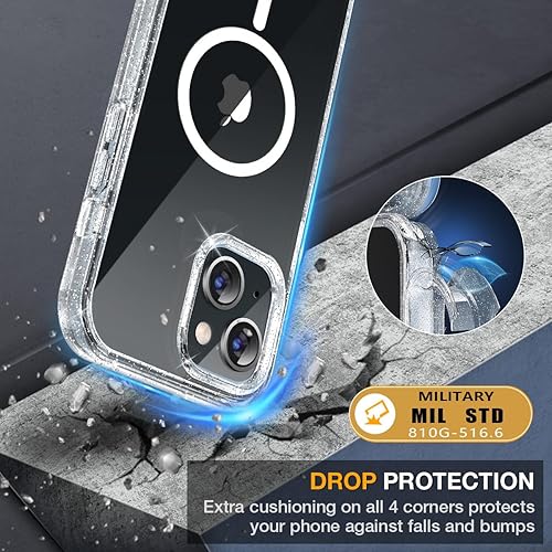 Miniatura 38 de Miracase Glass Series - Funda para iPhone 11 de 6.1 pulgadas, funda resistente de cuerpo completo mejorado con protector de pantalla de vidrio Negro