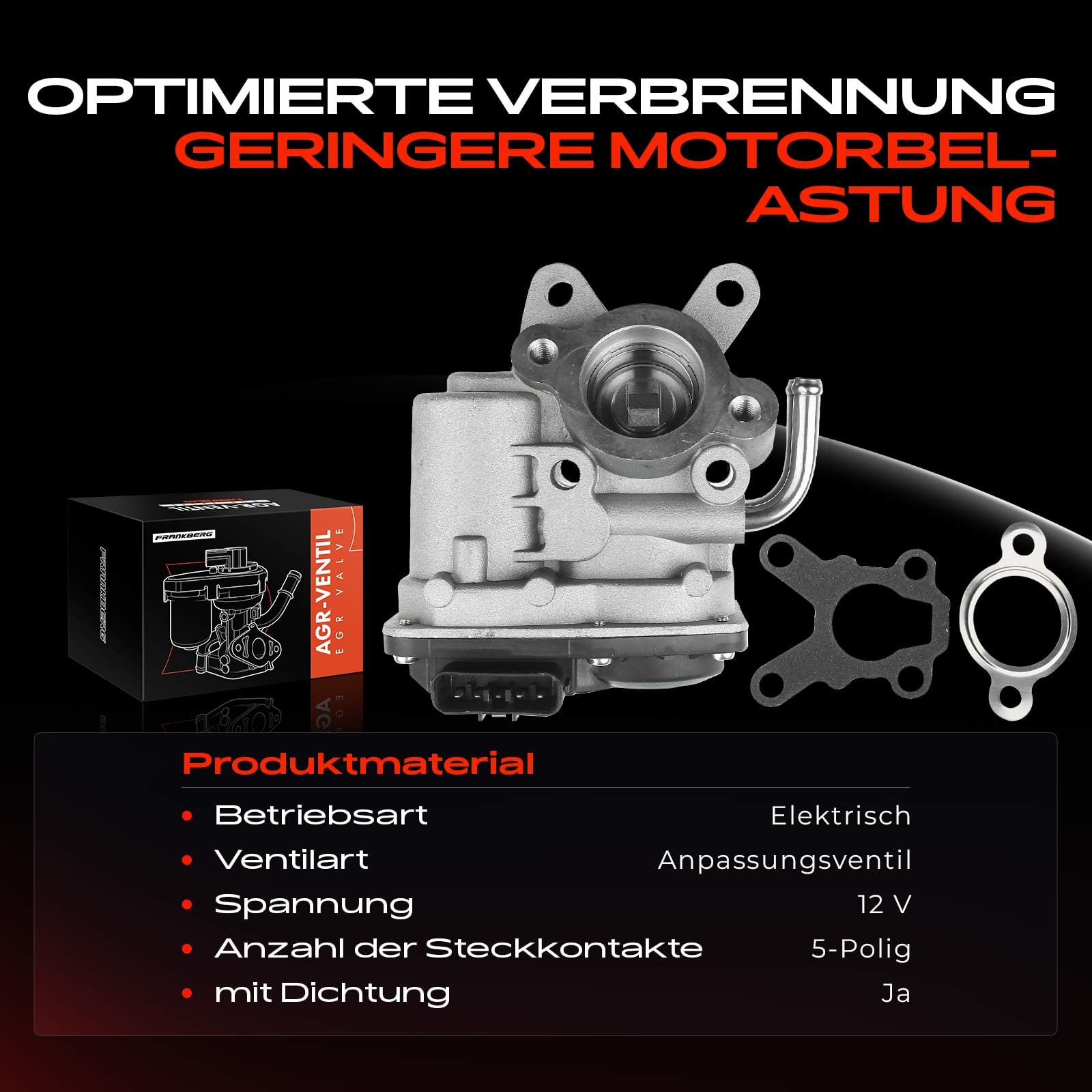 Frankberg AGR zawór zwrotny spalin do NP300 D40 D22 Pathfinder III R51 Pick-up D22 Master III furgon FV EV HV UV Mascott 2.3L 2.5L 3.0L Diesel 2004-2021 14710MA70A